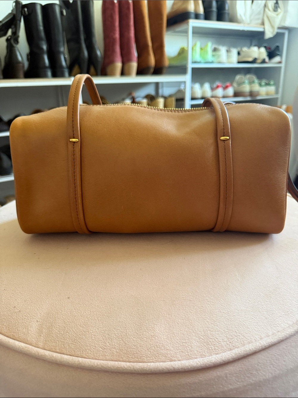 Madwell Classic Tan Leather Handbag